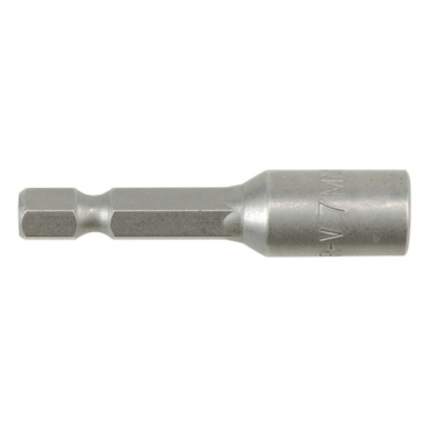 Antgalis - galvutė magnetinė CR-V, 1/4" 7x48 mm su pakuote (YT-1512)