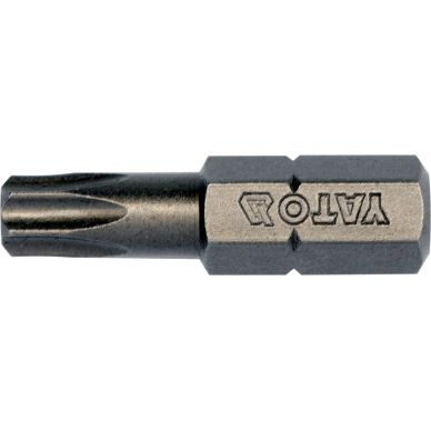 Antgalių rinkinys | 6.3 mm (1/4") | T-star (Torx) T27 | S2 | 10 vnt. (YT-78145)