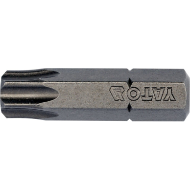 Antgalių rinkinys | 6.3 mm (1/4") | T-star (Torx) T40 | S2 | 10 vnt. (YT-78147)