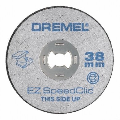 Armuotas diskas Dremel SC456, D=38 mm, 5 vnt., 2615S456JC