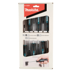 Atsuktuvų rinkinys Makita E-13524, 6 vnt, PH1x100, PH2x100, PZ1x80, PZ2x100, SL4.0x100, SL5.5x100