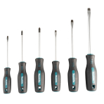 Atsuktuvų rinkinys Makita E-13518, 6 vnt., PH1x100, PH2x100, SL4.0x100, SL5.5x100, SL6.5x125, SL8.0x150