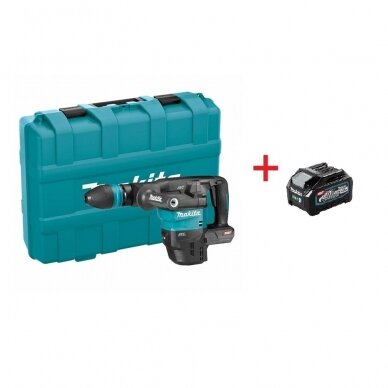 Atskėlimo plaktukas Makita HM001GZ02, 40V, SDS-Max, 18 mm, (be akum.ir krov.) + DOVANA BL4040