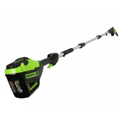 Akumuliatorinė akštapjovė Greenworks GD60PS25, 60 V, 25 cm 2,8 m, (tik įrankis) 5