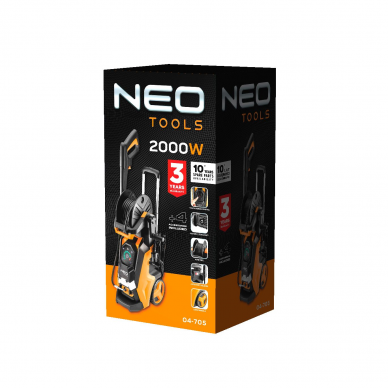 Aukšto slėgio plovykla Neo Tools 04-705, 2,0 kW 15