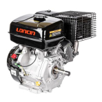 Benzininis variklis Loncin G420F-I, 15 AG