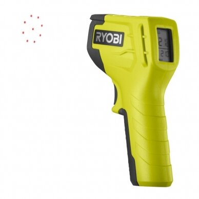 Bekontaktis infraraudonųjų spindulių termometras Ryobi RBIRT08, -50°C  +550°C 1