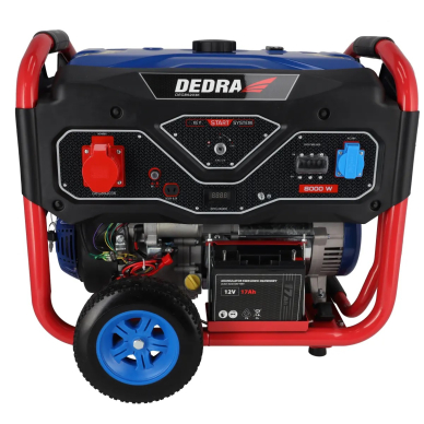 Benzininis generatorius Dedra DEGB9203K, max 8.3 kW