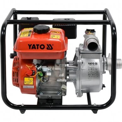 Benzininis vandens siurblys Yato YT-85401, 3" 5,9HP 36M3/h 1