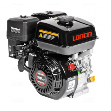 Benzininis variklis Loncin G200F-A-S, 4.1 kW