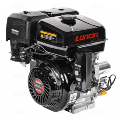 Benzininis variklis Loncin G420FD-A, 9 kW