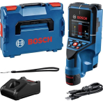 Metalo ir medienos ieškiklis Bosch D-Tect 200 C, 12 V, 1x2,0 Ah, 0601081601