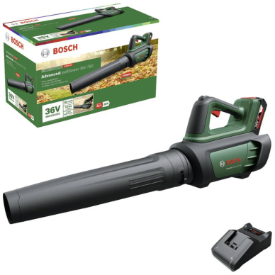 Akumuliatorinis lapų pūstuvas Bosch Advanced Leaf Blower 36V-750, 1x2Ah, 36 V,  06008C6000