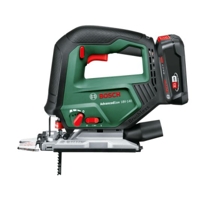 Akumuliatorinis siaurapjūklis Bosch AdvancedSaw 18V-140, 2Ah, 0603013003 1