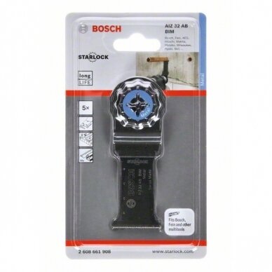 Bosch AIZ 32 AB, Metal STARLOCK 32 x 50 mm, 5 vnt. 2608661908