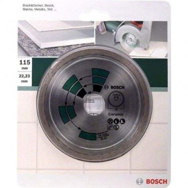 BOSCH Deimantinis pjovimo diskas 115mm Tiles