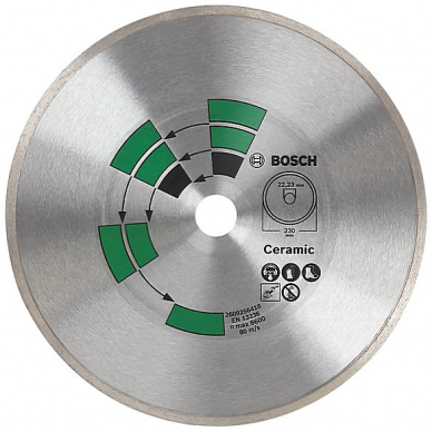 BOSCH Deimantinis pjovimo diskas 125mm Tiles