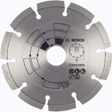 BOSCH Deimantinis pjovimo diskas 230mm CONCRETE