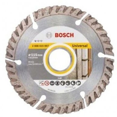 Deimantinis pjovimo diskas Bosch Universal 115 mm, 2608615057