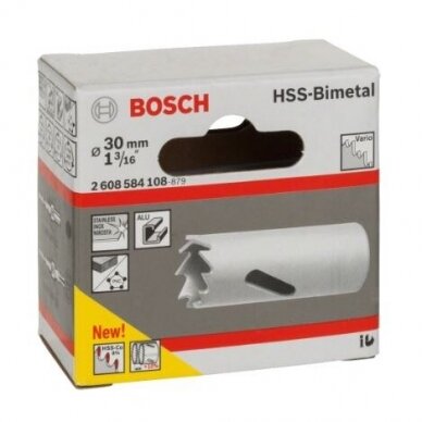 Gręžimo karūna Bosch HSS bi-metal, Ø30 mm, 2608584108 1