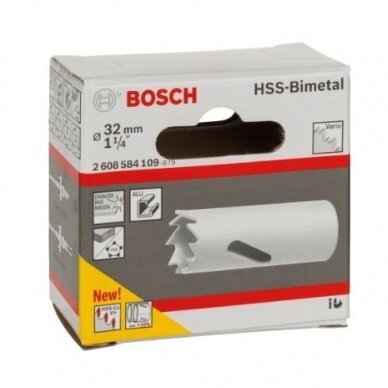 Gręžimo karūna Bosch HSS bi-metal, Ø32 mm, 2608584109 1