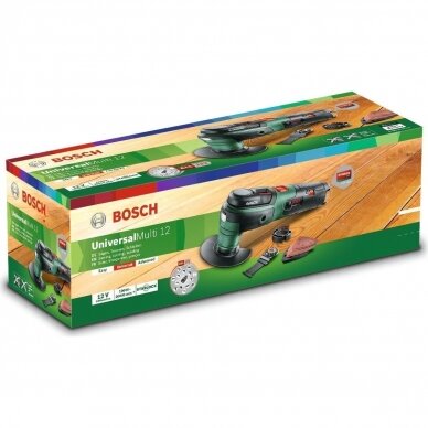 Daugiafunkcinis įrankis Bosch Universal Multi 12, 12 V, (be akum. ir krov.), 0603103000 2