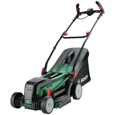 Akumuliatorinė vejapjovė Bosch Universal Rotak 2x18V-37-550, 18 V, 37 cm, 06008B9E01 (be akum. ir krov.)