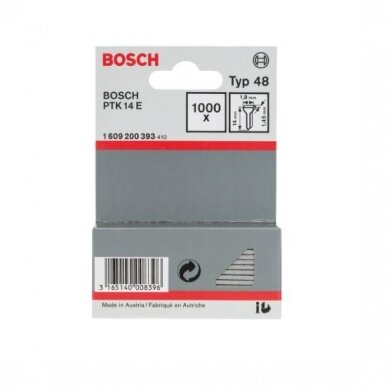 Vinys Bosch, tipas 48, 1.8x1.45x14 mm, 1000 vnt., 1609200393