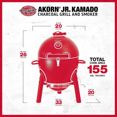 Char-Griller Akorn Jr. Kamado 10