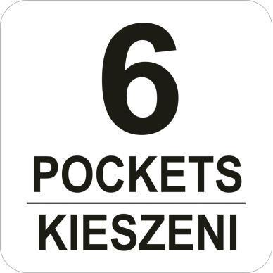 Darbinė įrankių prijuostė universali / 6 kišenės 2