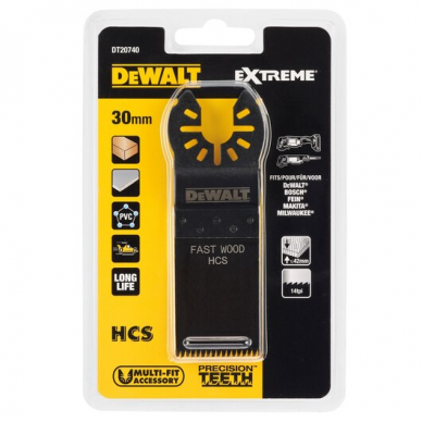 Daugiafunkcinio įrankio geležtė DeWalt DT20740-QZ, 30 mm 1