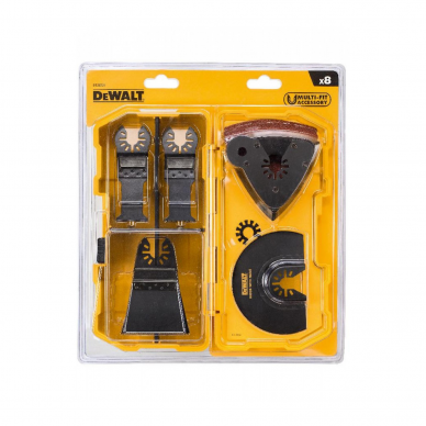 Daugiafunkcinio įrankio priedų rinkinys DeWalt DT20731-QZ, 8 vnt