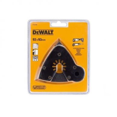 Daugiafunkcinio įrankio geležtė DeWalt DT20700-QZ, 93 x 93 mm 2