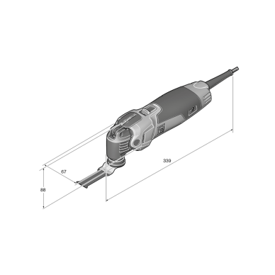 Daugiafunkcinis įrankis FEIN Multimaster MM 500 Plus, 350 W 2