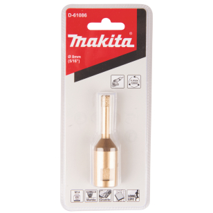 Deimantinis grąžtas Makita D-61086, 8MM (M14)