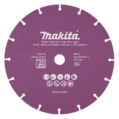 Deimantinis diskas Makita B-53718, 230mm