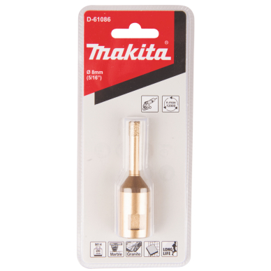 Deimantinis grąžtas Makita D-61086, 8MM (M14) 1