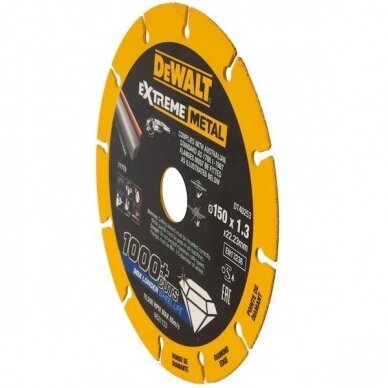 Deimantinis pjovimo diskas DeWalt DT40253-QZ, 150 mm 1