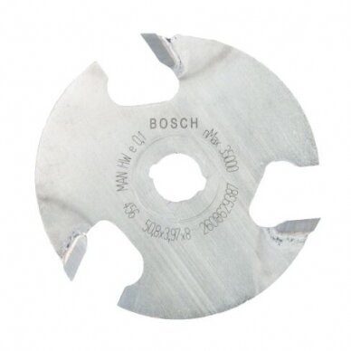 Diskinė griovelių freza Bosch, 8 mm, D1 50,8 mm, L 4 mm, 2608629387