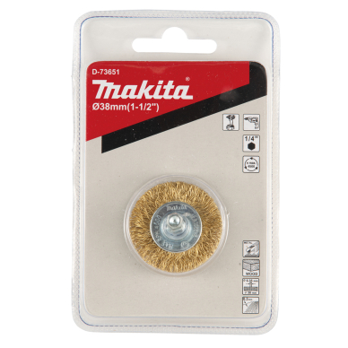 Disko formos šveitimo šepetys Makita D-73651, 38mm, 1/4" 2