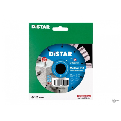 DISTAR METEOR H12 deimantinis diskas gelžbetoniui, hidrotechniniam betonui, 125mm 2