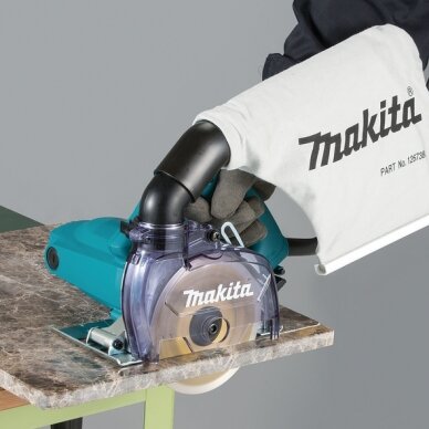 Makita 4100KBJ Diskinis pjūklas sausam pjovimui, tinka pjauti betoną, granitą, marmurą, akmenį iki 40mm 1