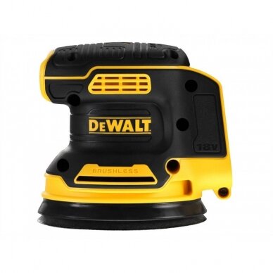 Ekscentrinis šlifuoklis DeWALT DCW210N-XJ, 18V, 125mm 3