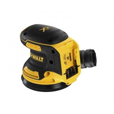 Ekscentrinis šlifuoklis DeWALT DCW210N-XJ, 18V, 125mm 4