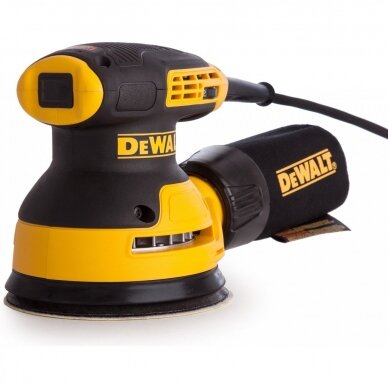 Ekscentrinis šlifuoklis DeWalt DWE6423-QS, 125 mm