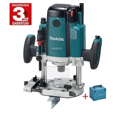 Elektrinė vertikali freza Makita RP2303FCXJ, 2100W,12 mm