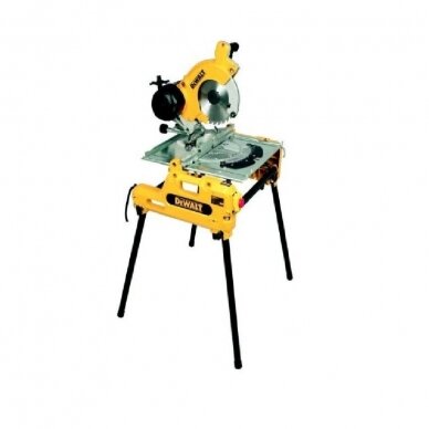 Elektrinės skersinio ir išilginio pjovimo staklės DeWAlt DW743N-QS, 2000W