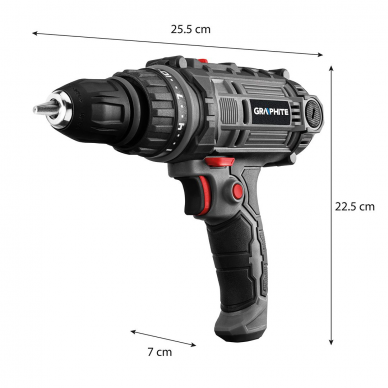 Elektrinis gręžtuvas / suktuvas GRAPHITE 58G793, 300 W 1