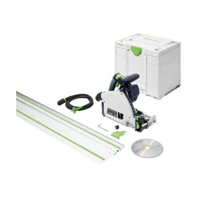 Elektrinis įgilinamasis diskinis pjūklas Festool TS 60 KEBQ-Plus-FS (577417)