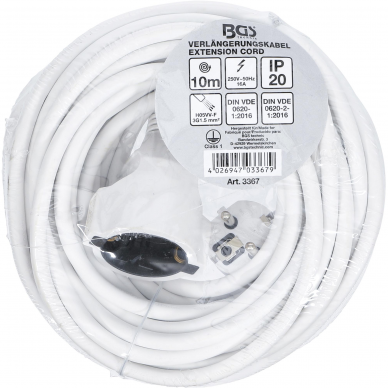 Elektrinis ilgintuvas BGS-technic, 10 m, 3 x 1.5 mm² 2